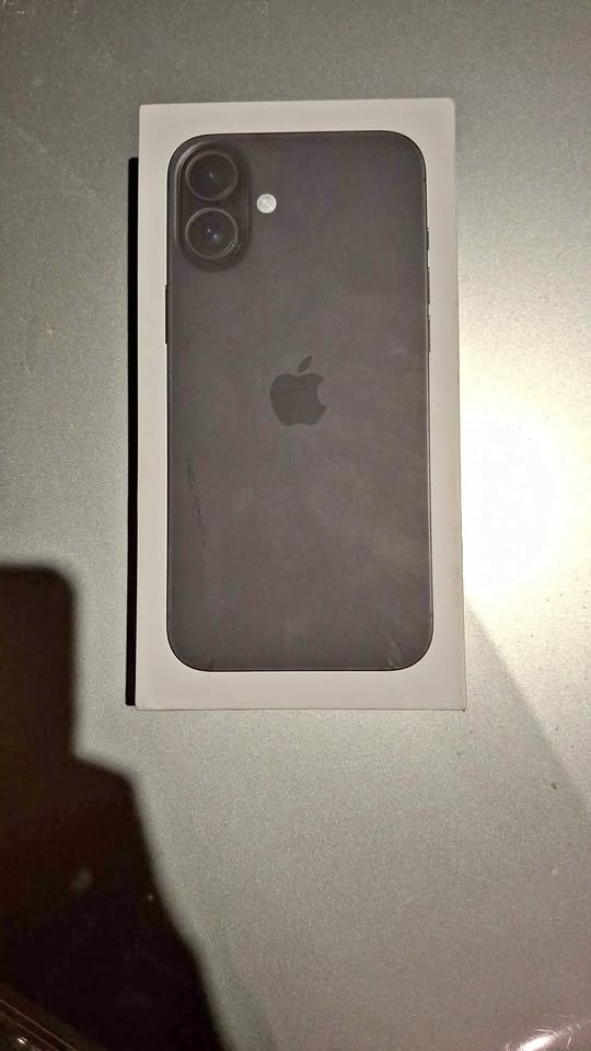 apple iphone 16 plus 128gb, black