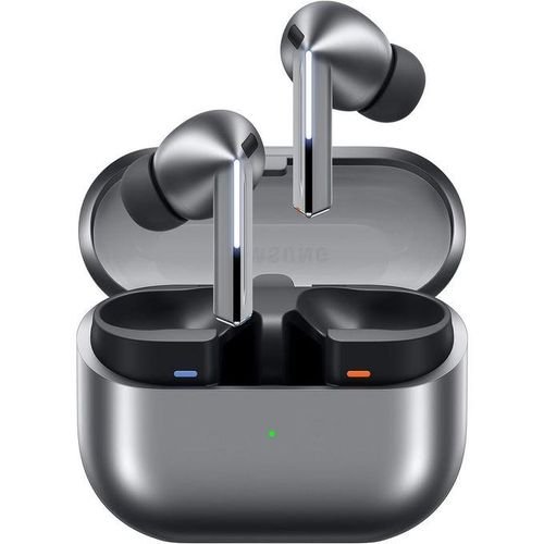 سماعة اذن ايربودز سامسونج galaxy buds3 pro، خاصية الغاء الضوضاء، تصل الى 30 ساعة، فضي