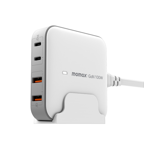 شاحن سطح المكتب oneplug gan بأربعة منافذ بقوة 100w