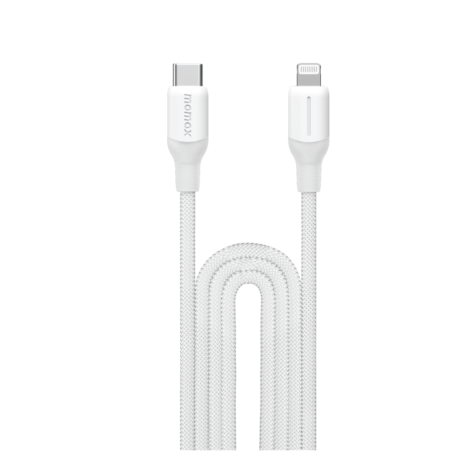 link flow cl+ usb-c to lightning braided cable 2m