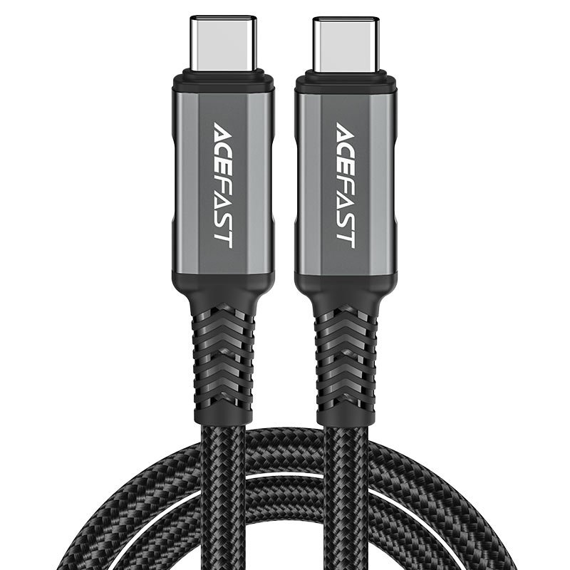 كابل شحن وبيانات صوت وفيديو c1-09 usb-c إلى usb-c pd240w