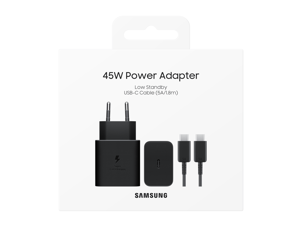 45w power adapter 2025  low standby usb-c cable (5a/1.8m) - محول طاقة 45 واط 2025 كابل usb-c في وضع الاستعداد المنخفض (5 أمبير/1.8 متر)