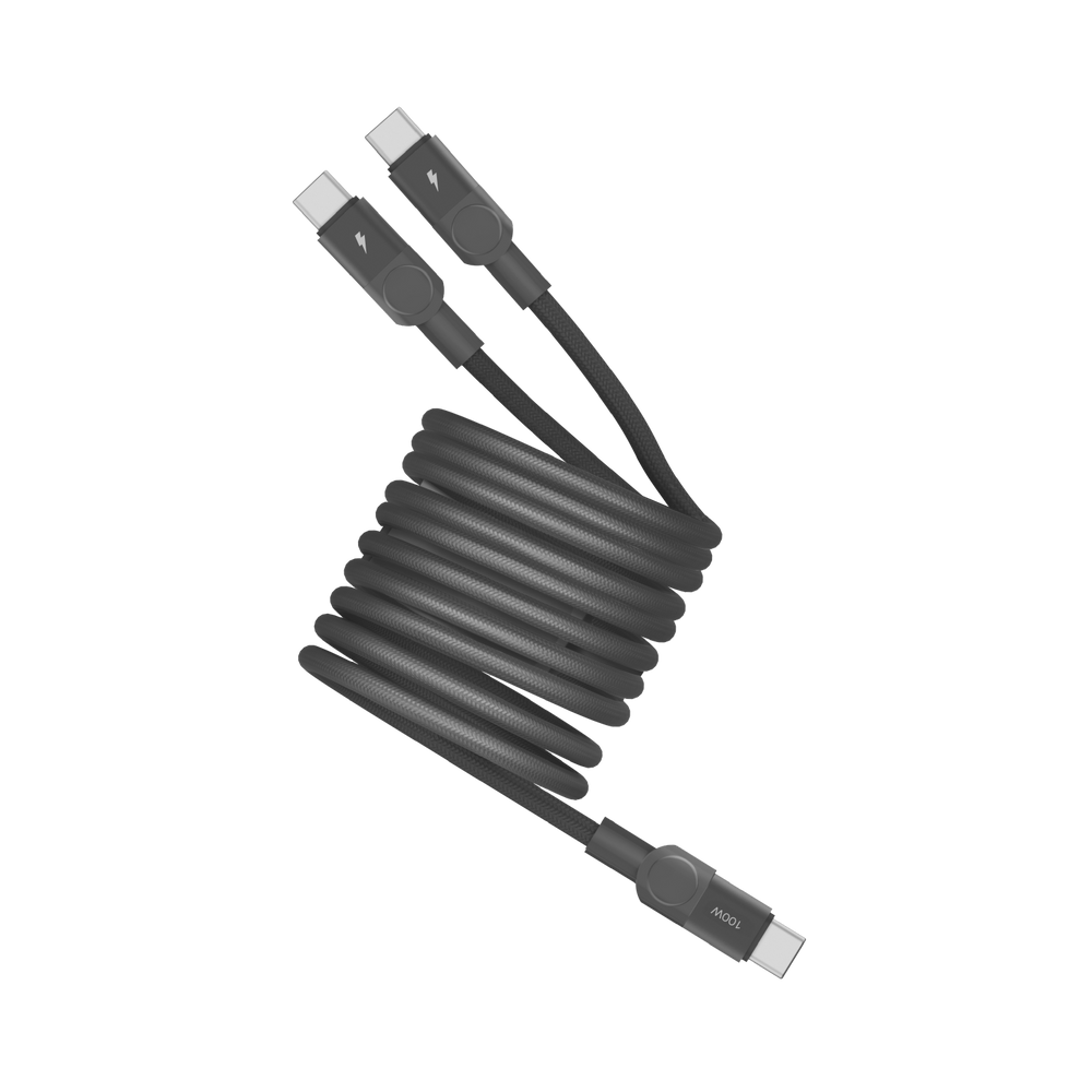 كابل mag.link مغناطيسي usb-c إلى 2 usb-c بقوة 100 وات بطول 2 متر